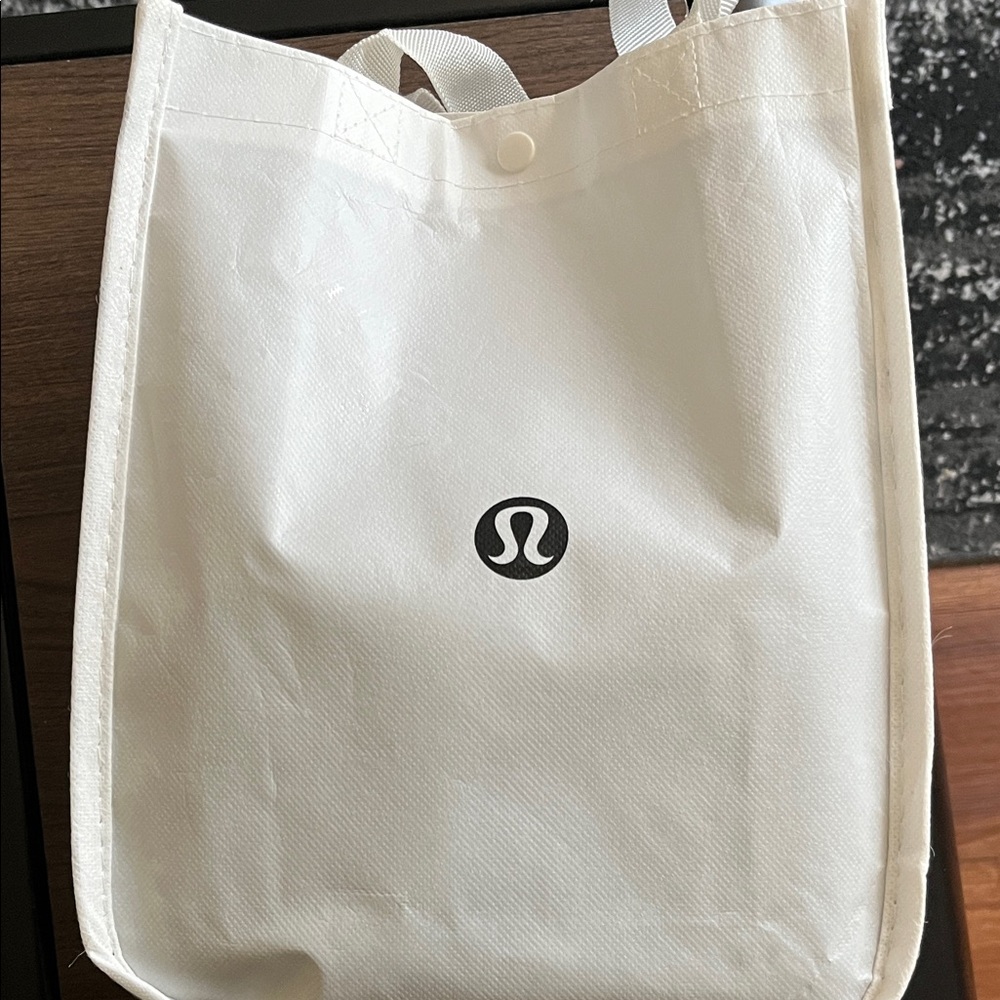Lululemon Black and White Tote Bag